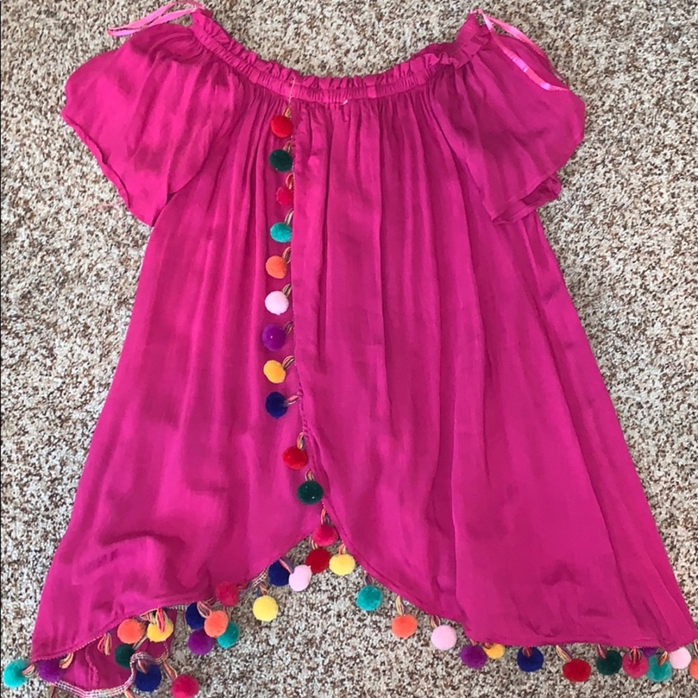 Bright pink top
